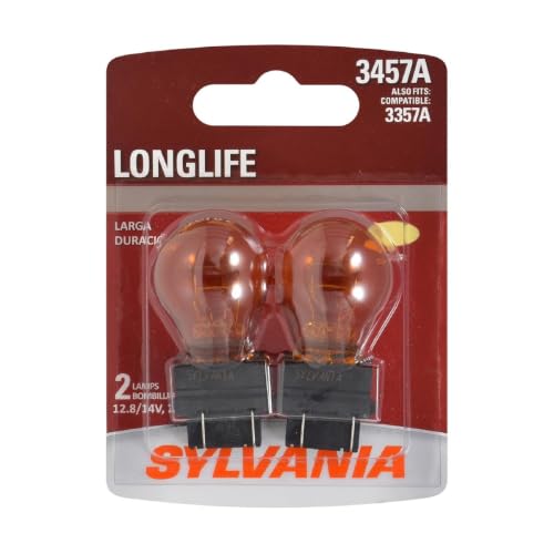 SYLVANIA - 3457A Long Life Miniature - Amber Bulb...