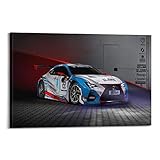  ESTE Poster JDM Voiture de sport pour Lexus RCF GT3 Supercar Racing Car Poster décoratif sur toile Poster mural et art Impression moderne pour chambre à coucher 50 x 75 cm