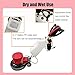 IntXanth Floor Scrubber Buffer Heavy Duty Polisher Machine Polished Waxed Refurbished Tile Scrubber Cleaner Wood Marble Cement Pavement Epoxy Rubber Carpet Red Commercial Industrial Domestic