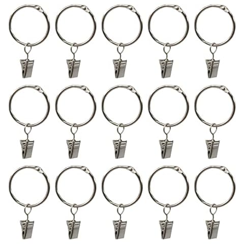 Anillos para Cortinas con Pinza HOOPOE Cover