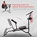 Sunny Health & Fitness Full Body Stretch Machine, Versatile Padded Trainer Back Stretcher, Stretching Equipment with Pivoting Seat, Self-Leveling Pedals, and Multi-Use Handlebar - SF-BH621002