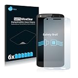 savvies Protection Ecran Compatible avec Motorola Moto X Force (6 Pièces) - Film Protection Ultra Clair