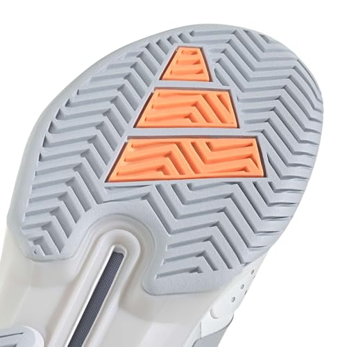 adidas Women's Adizero Ubersonic 5 Tennis, White/Halo Blue/Beam Orange, 7.5 by adidas - Used condition - Image 5