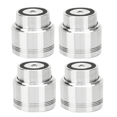 Pies de altavoz flotantes de 53 x 51 mm y soporte para amplificador o reproductor de CD