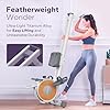 MERACH Rowing Machine with App, 16 Levels of Magnetic Resistance, Exclusive Dual Slide Rail Rower, 350LB Max Weight Rowing Machines for Home Use, Q1S White Quiet Rowing Machine