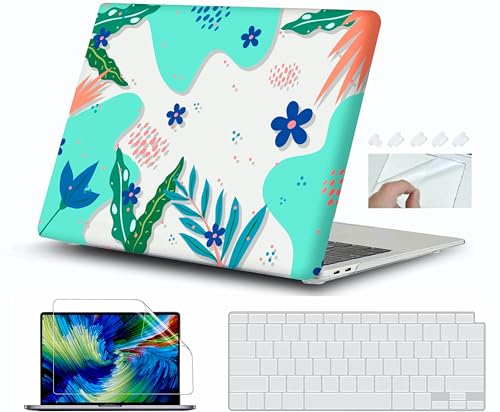 Image of Case for MacBook Air 13 inch A1466 & A1369 Older Version 2010-2017 Release Crystal Clear Case with Liquid Retina Display, Plastic Hard Shell(Design35)