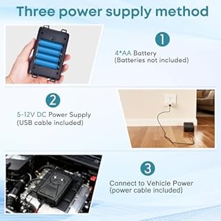 Ultrasonic Pest & Rodent Mouse Squirrels Repellent, Plug-in Electronic Rat Bat Bug Spider Repeller, Battery Operated Deterrent Control Mice for Car Engines, Replace Mouse Traps Indoor, Outdoor 2 Pack