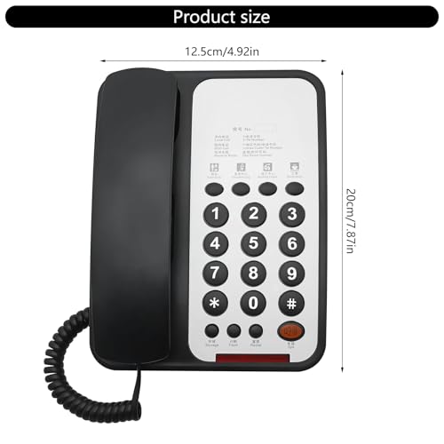 Téléphone fixe pour salle de bain et espaces humides étroits