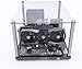 DIY Open Frame PC Test Bench - Acrylic Gaming Computer Case Support ATX/M-ATX/ITX Motherboard Black