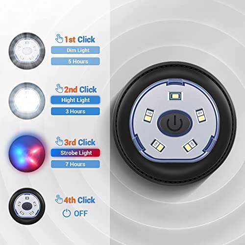 Eastpin Valentines Gift Beanie Hat With Light: Rechargeable Led Flashlight Winter Hats Valentines Day Gifts For Him Her Husband Kids Black #TOP2