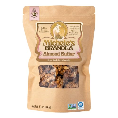 Granola beurre d'amande riche en fibres Micheles Granola 12 OZ
