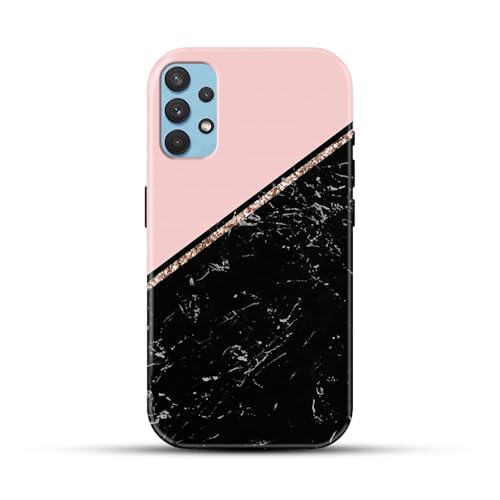 Image of COLORflow Back Cover Compatible with Samsung Galaxy A53 5G | Beautiful Black Pink Marble | Designer Printed Glossy Armoured Bumper Back Cover Compatible with Samsung Galaxy A53 5G