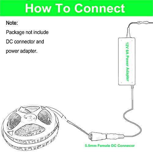 Suyooulin Led Strip Lights, Smd 2835 Led Strip, Dc12V 1200Leds 16.4Ft 26000Lm High Density Led Light Strips Non-Waterproof Ip21, 3 Times Brightness Than Smd3528 Led Strip, Orange #TOP7