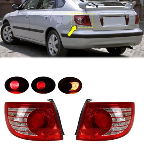 Feu stop arrière droit pour Hyundai Elantra Hatchback 2004-2007 boîtier phare sans ampoule - 2