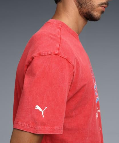 Image of Puma RCB 2026 Men's Printed Vintage Tee | IPL 2026