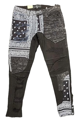 Mens Ross Noir Jeans (JR1028)