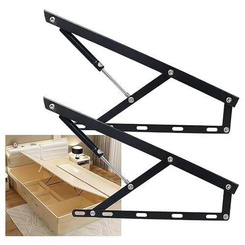 Mécanisme de levage pour lit avec vérin hydraulique à gaz