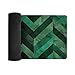 with Emerald Green Desk Mat Non-Slip Laptop Writing Pad Large Keyboard Mousepad with Rubber Base 23.6