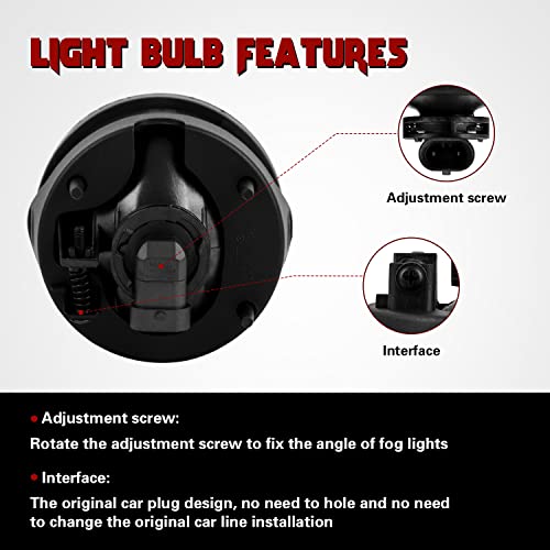 Rp Remarkable Power, Fits For 2007-2013 Expedition / 2008-2011 Ranger Chrome Fog Lights Only With H10 12V-42W Bulbs Fl7122 Bumper Lamps Kit Oe Style Clear #TOP6