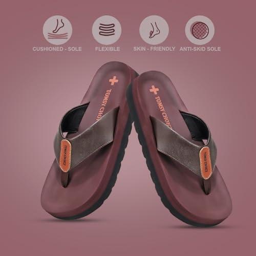 Image of EVA Flip Flops for Men | Soft & Lightweight EVA Sole | Comfortable Slippers for Indoor & Outdoor Use