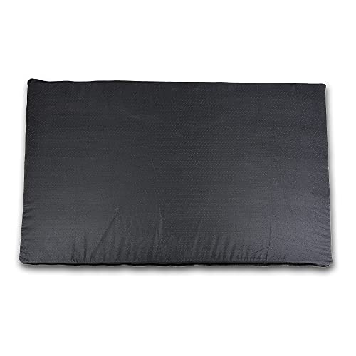 Image of Orthopaedic Pet Bed with Supersoft Fur On Top & Antiskid Bottom (Pack of 1, Black, Size: M, 35X27X3 Inches)