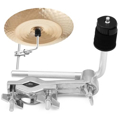 Adjustable Cymbal Extension Arm With Quick-Release Nut And Clamp, L Rod For Drum Set, Metal Cymbal Extension