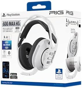 Casque RIG 600 Max HS,Officiel PlayStation PS5, stéréo sans Fil, ...