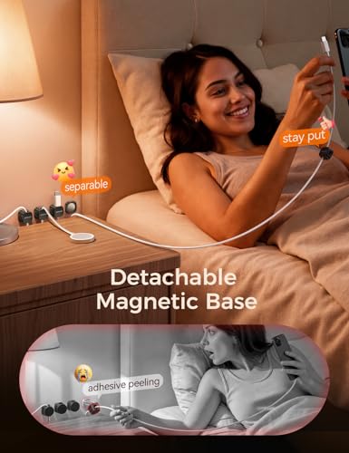 6-Pack Joyroom Detachable Magnetic Cable Clips w/ Adhesive Mount - image 4