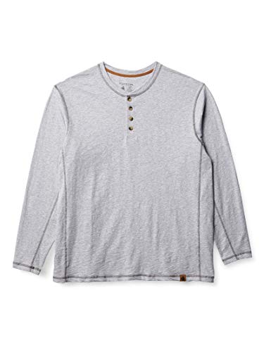 Legendary Whitetails Men's Maverick Slub Henley Shirt, Athletic Heather, XX-Large