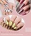 BISHENGYF 6 Jars Chrome Nail Powder, Chrome Effect Nail Powder Set, Shiny Nail Glitter Powder with Magic Mirror Effect for Nail Art