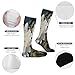FekiLoot White Peony Compression Socks Cozy Soft Support Socks Fashion Breathable Knee High Tube Socks for Adult