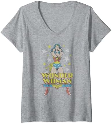 Womens Wonder Woman A Wonder V-Neck T-Shirt