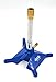 EISCO Natural Gas Bunsen Burner, StabiliBase Anti-Tip Design with Handle, with Flame Stabilizer and Gas Adjustment, NG