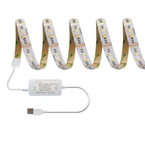 Image of GIDERWEL Smart ZigBee 3.0 USB LED Strip Light RGBWW 9.8ft Kit