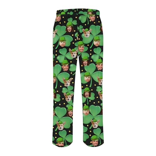 Custom Pajamas Pants Personalized Funny PJ Pant Design with Face Pajamas for Men Women Dog Pet2