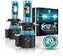 Glowteck 9003/H4 LED Headlight Bulbs Conversion Kit - CREE XHP50 Chip 12000 Lumen/Pair 6K Extremely Bright 68w Cool White 6500K For Bright & Greater Visibility