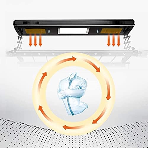 Clothes Rail Rack Clothes Drying Racks,Drying Rack Ceiling Mounted Wall Mounted Lifting Dryer,Household Dual-Pole Remote Control Automatic Lifting Balcony Indoor Smart Co