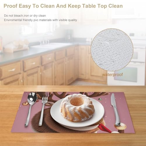 Sets de table amusants anti-taches pour simplifier vos repas