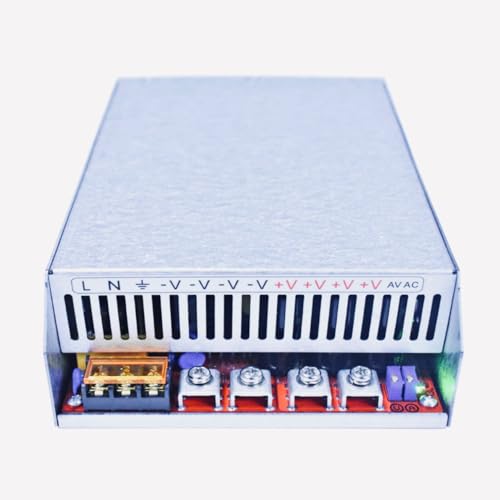 LOHODIZI Switching Power Supply 2000W 48V 40A Industrial Transformer Switching Power Supply AC 220V~110V to DC Regulated Power Supply 1500W (0~48V, AC 120V to DC 1500W, AC 120V?DC 1500W))