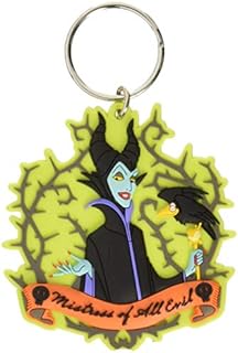 Disney Villains Maleficent Soft Touch PVC Keychain key ring, One Size, multi color