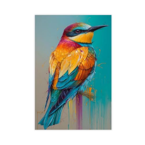 Art moderne perroquet : la solution pour revitaliser un mur vide