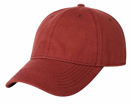 Image of Vintage Washed Cotton Baseball Caps Men Women Adjustable Unstructured Low Profile Dad Hat