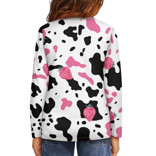 Image of Girls Basic Tee Shirts Outdoor Long Sleeve Shirt Winter Clothes Size 3-16 Top Fall Clothes Gift for Holiday