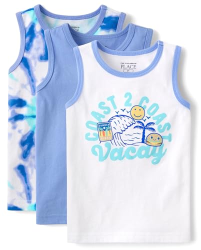 Image of The Children's Place Boys and Toddler Assorted Sleeveless Tank Tops