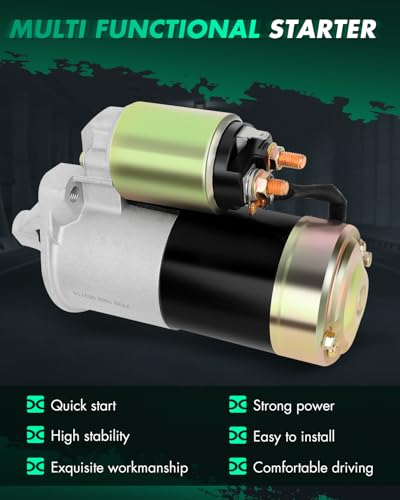 Image of SCITOO Motor Starter for MD356178 Starters Fit for Chrysler for Sebring 2001-2005, for Dodge for Stratus 2001-2005, for Mitsubishi for Eclipse 2000, for Mitsubishi for Galant 1999-2003