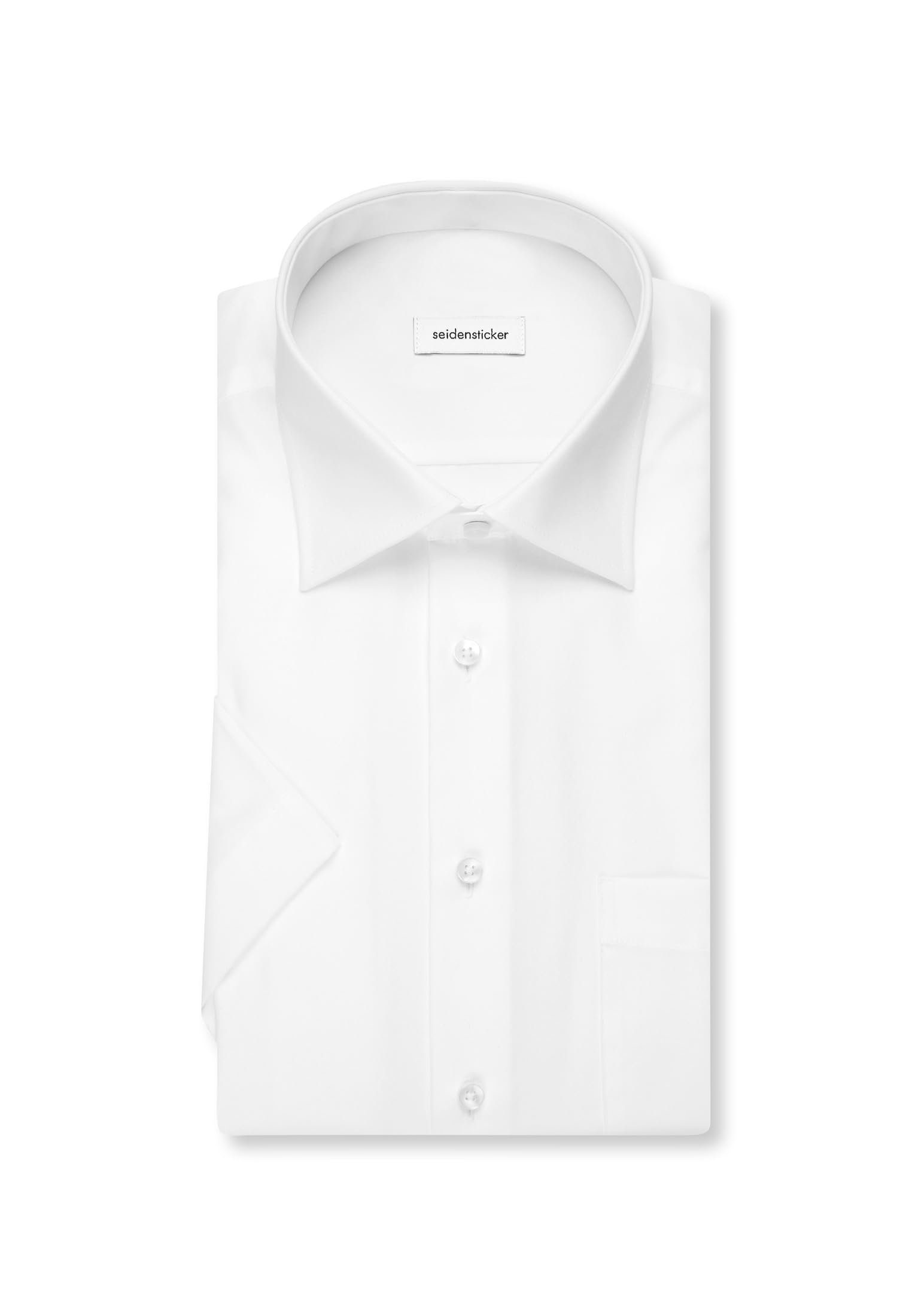 Seidensticker Camicia Business da Uomo - vestibilità Comoda - No Stiro - Collo Kent - Maniche Corte - 100% Cotone