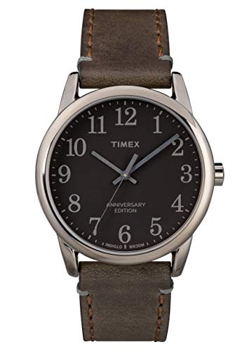 TIMEX - Easy Reader Men Leather Brown Watch - TW2R35800