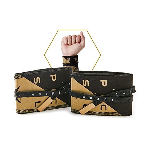 PicSil Muñequeras de Tela para Cross Training, Gran Soporte Articular, Previene Lesiones, Tendinitis, Ideal para Musculación, Boxeo, Gimnasia, Calistenia, Gym, para Hombres y Mujeres (Ultimate Black) Cover