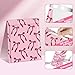 Fuxury Bubble Mailers 6x10 100 Pack, Pink Bows Cute Design Bubble Envelopes Usable Size 6x9