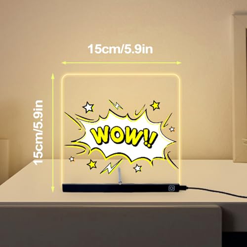 Tablero LED para dibujar y educación infantil con panel acrílico luminoso reutilizable 5